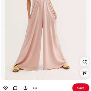Free People Women's Pink Jumpsuit